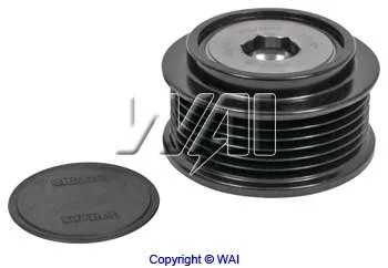 # 24823244 - Pulley, 6-Groove Serpentine Decoupler, For Denso Hairpin Alternator