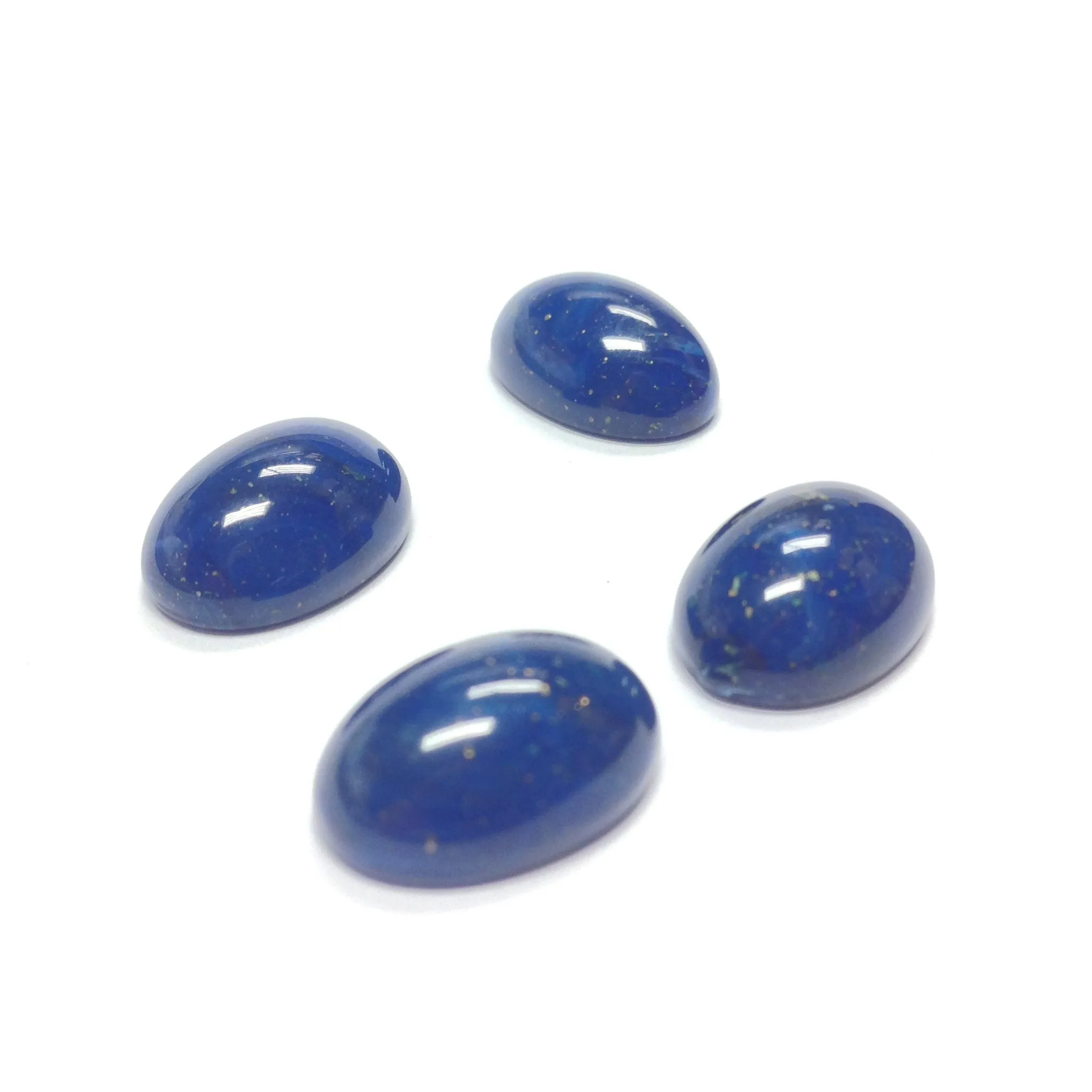 10X8MM Lapis Cab w/Gold Fleck (72 pieces)