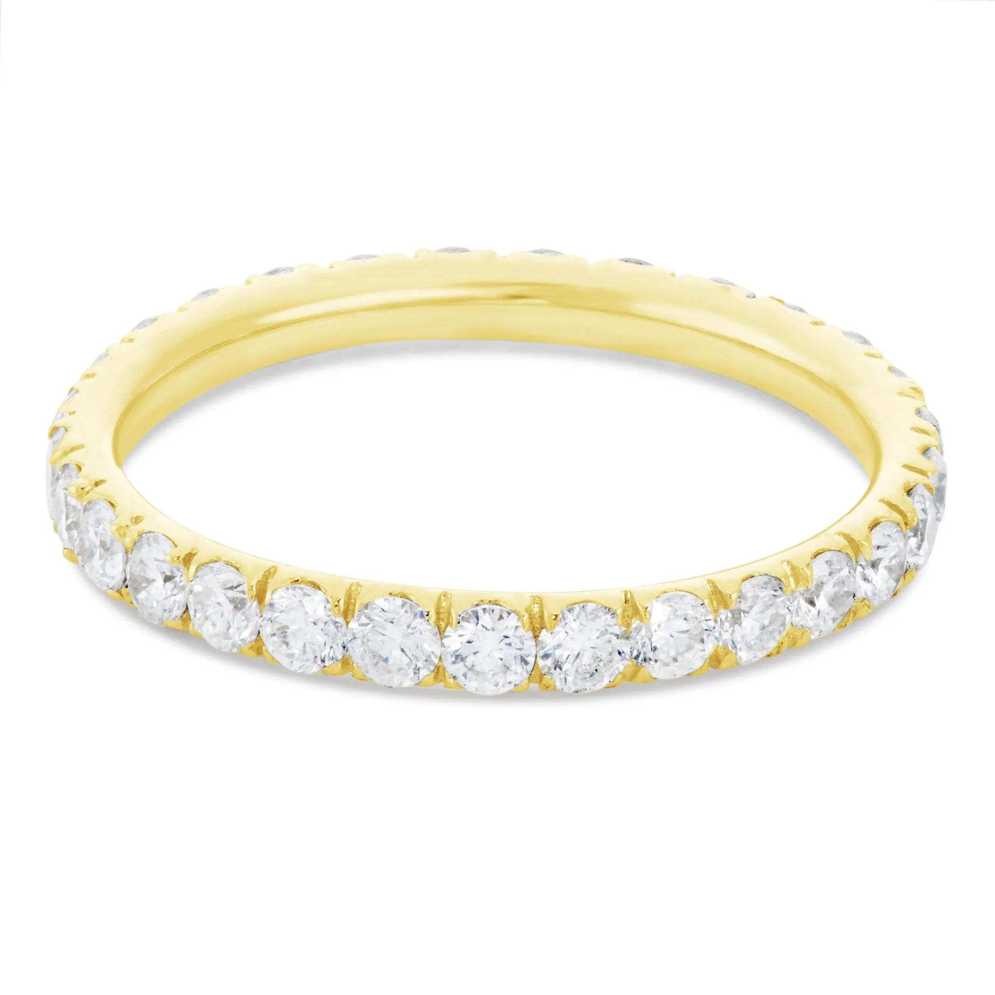 14K Gold 0.95ct Diamond Eternity Band