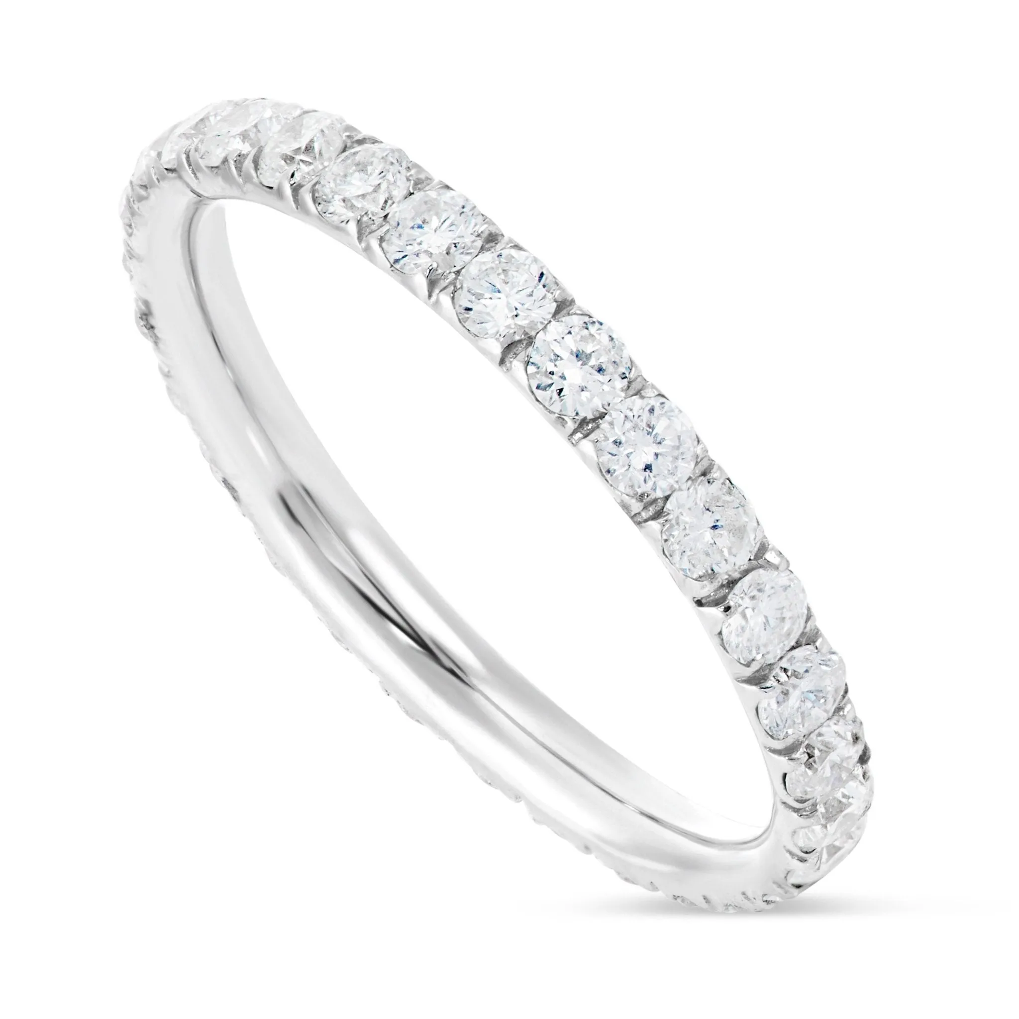 14K Gold 0.95ct Diamond Eternity Band