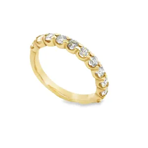 14K Yellow Gold Diamond Wedding Band