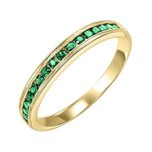 14KT Yellow Gold Classic Book Stackable Fashion Ring