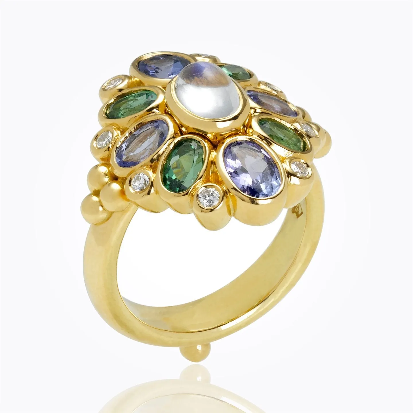 18K Anima Cluster Ring