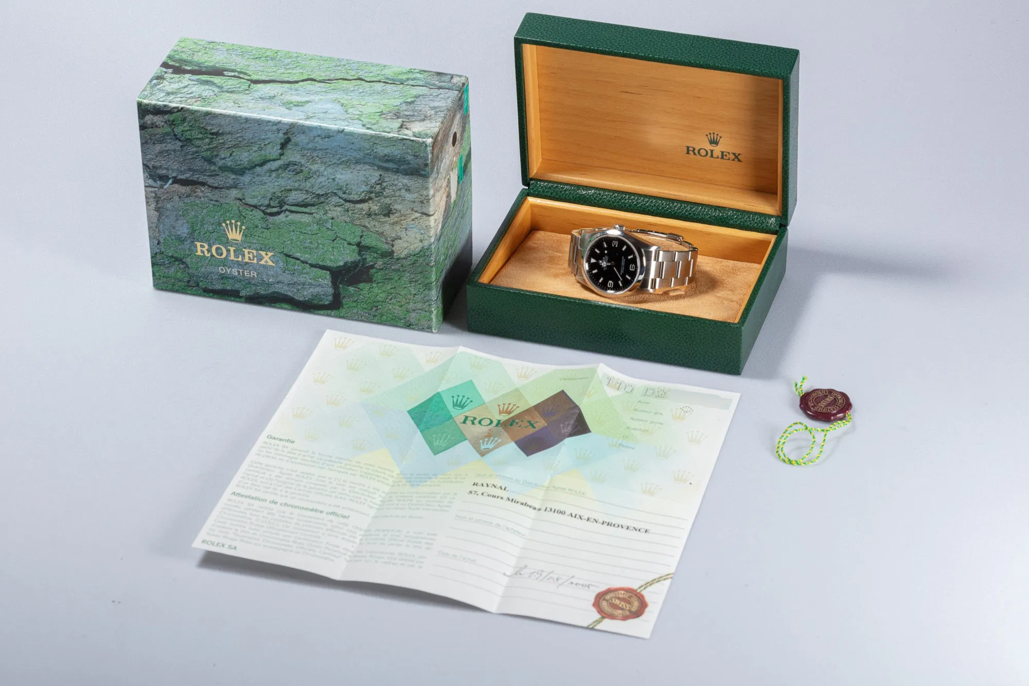 2005 Rolex Explorer 114270 with Box & Papers