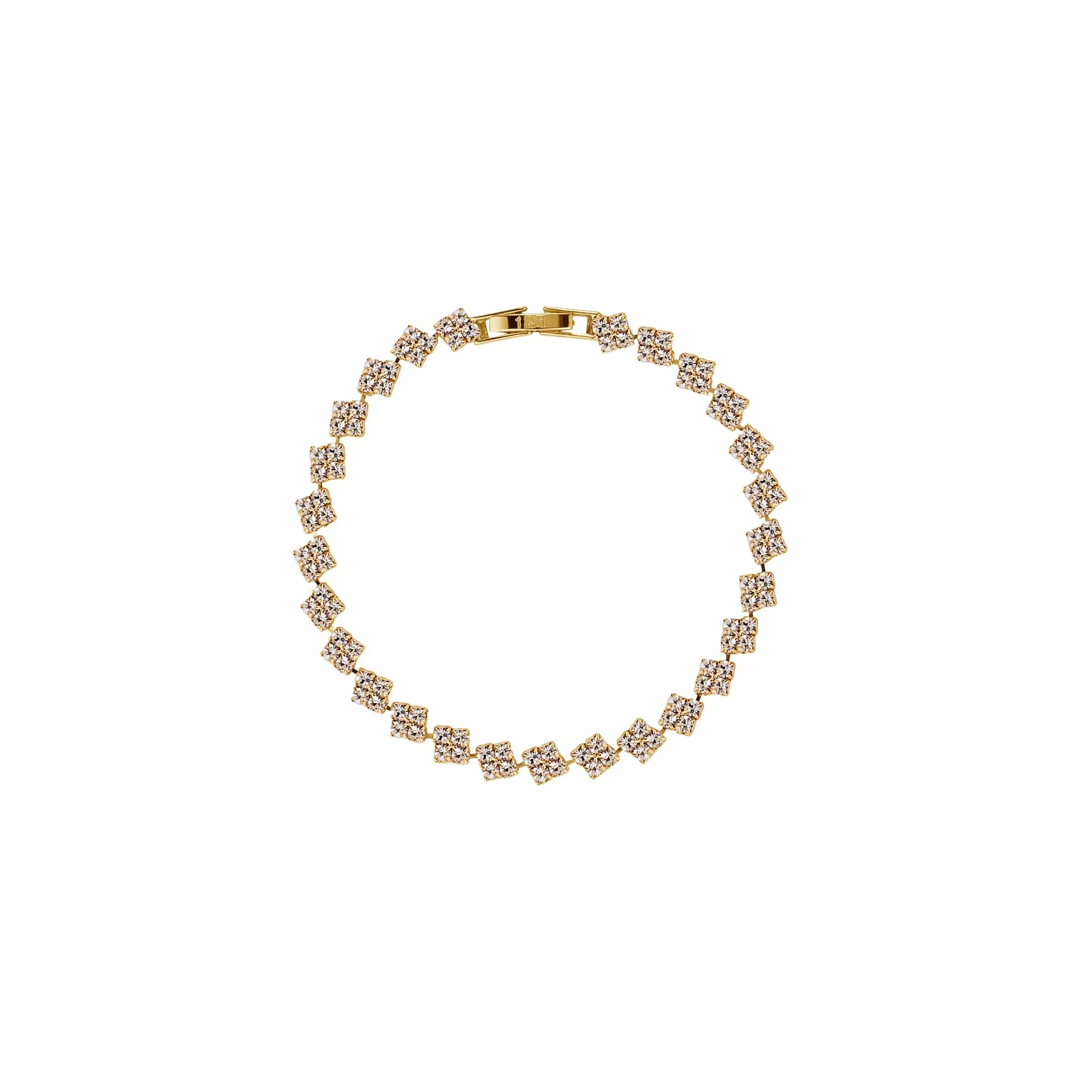 8” Luxe Tennis Cluster Bracelet