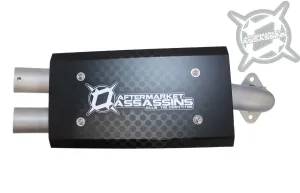 AA Stainless Slip-On Exhaust for 2015-23 RZR XP 1000 & 2018-22 RS1