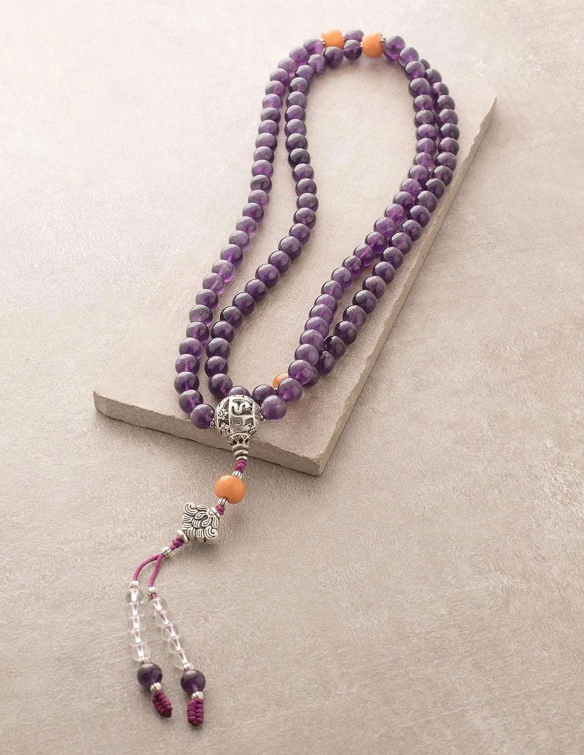 Amethyst Tibetan Healing Mala