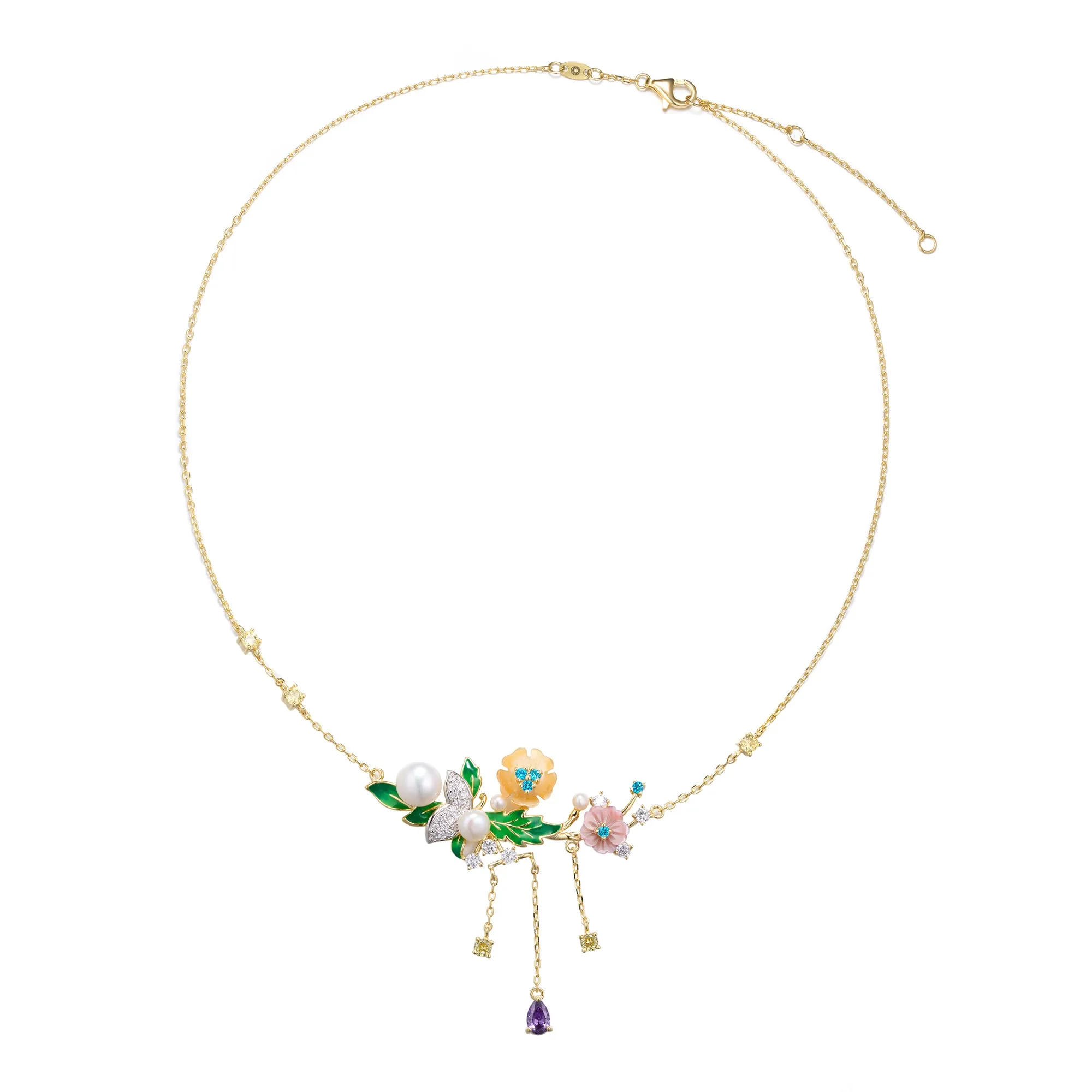 Avian Blooms Necklace