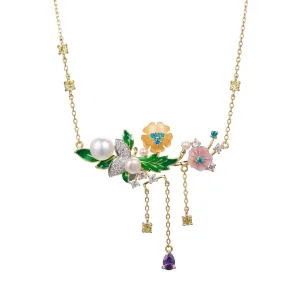 Avian Blooms Necklace