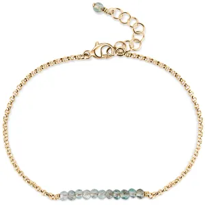 Balance Bar | Aquamarine | Gold