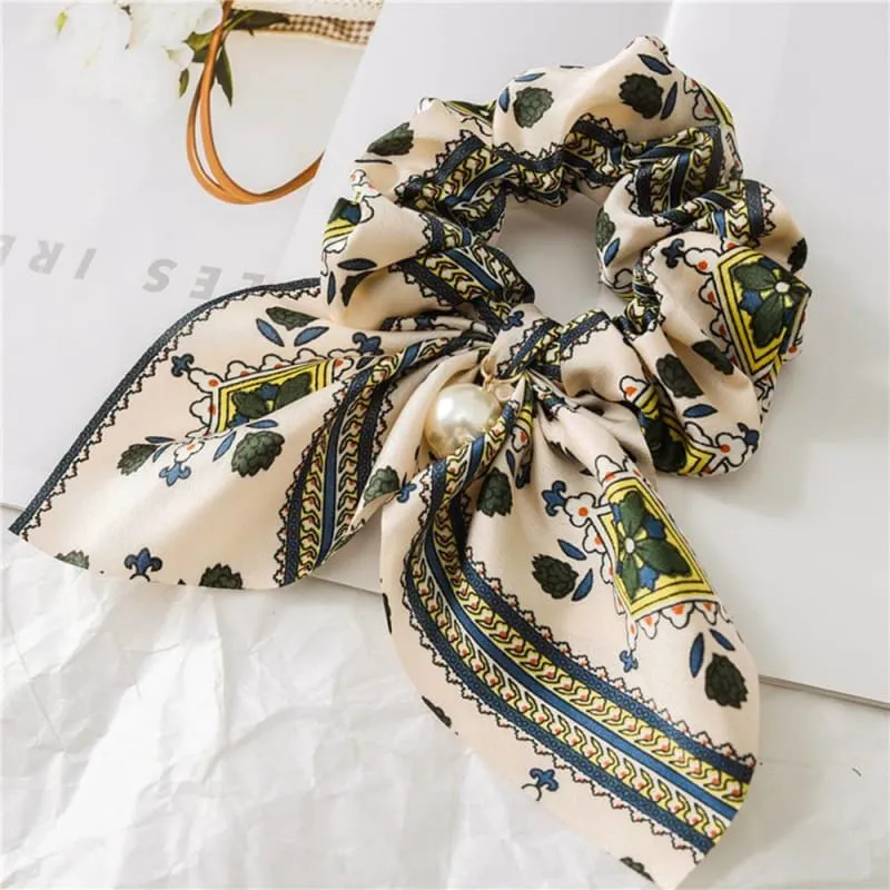 Bowknot Elastic with Print For Women's