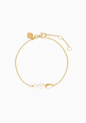 Brook Pearl Bracelet_Gold