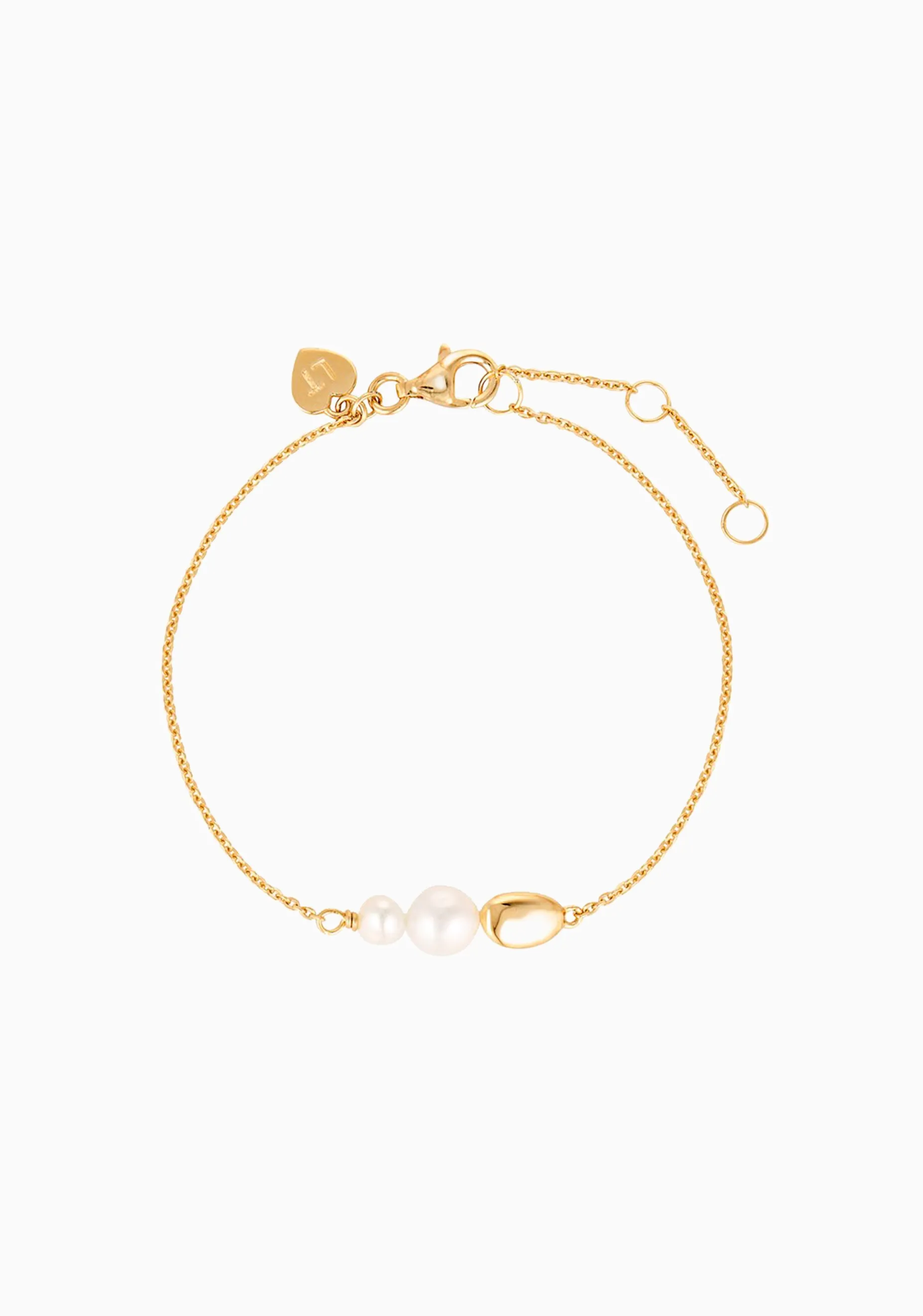 Brook Pearl Bracelet_Gold