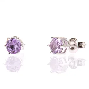 Calming Amethyst Studs