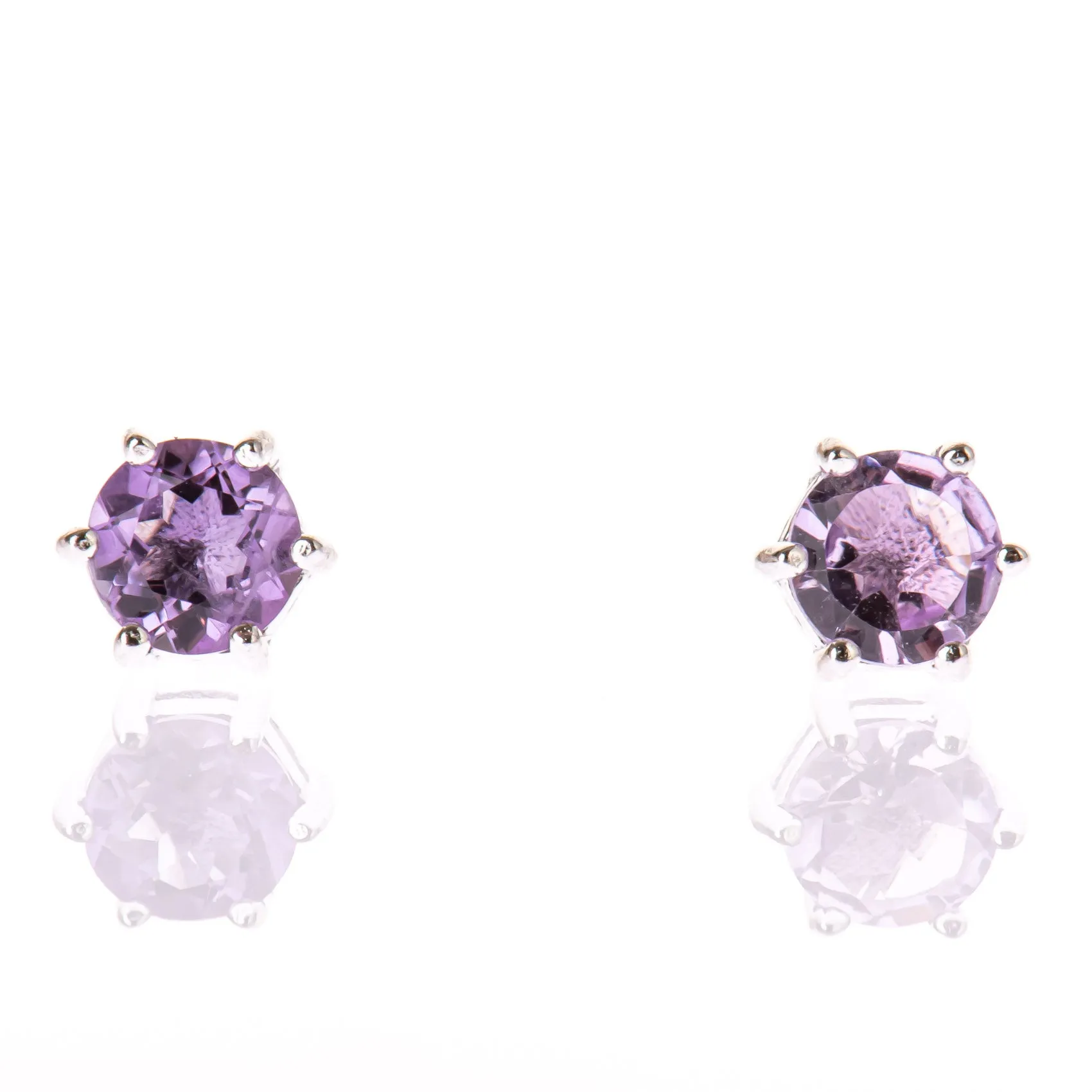 Calming Amethyst Studs