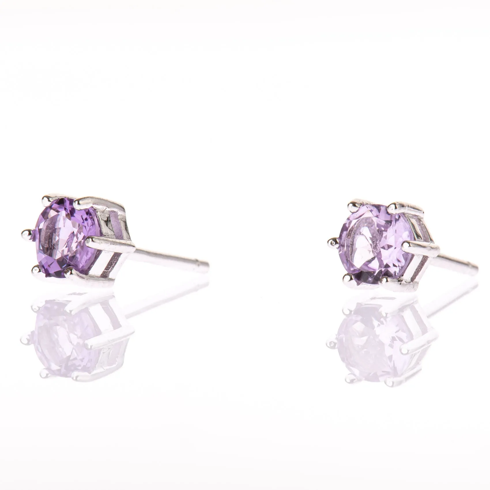 Calming Amethyst Studs