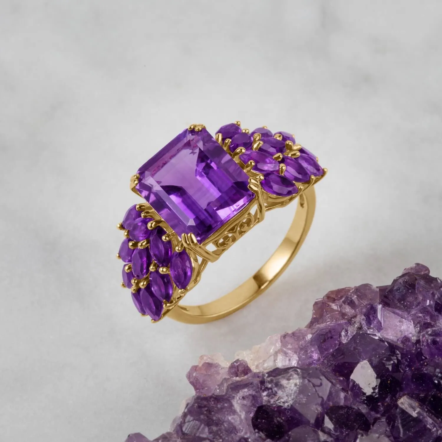 Carnival Amethyst Ring