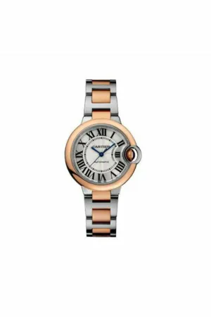 cartier ballon bleu stainless steel 33mm ladies watch