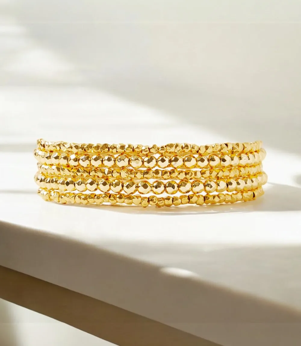 Chan Luu Stacked Gold Bracelet