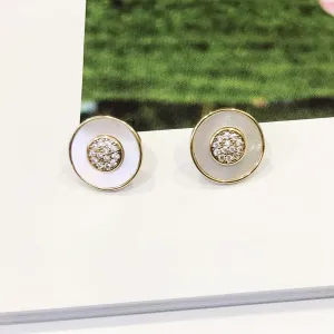 Circle Pendant Earrings