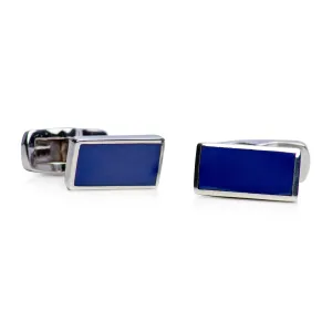 Created Blue Lapis Silver Cufflinks