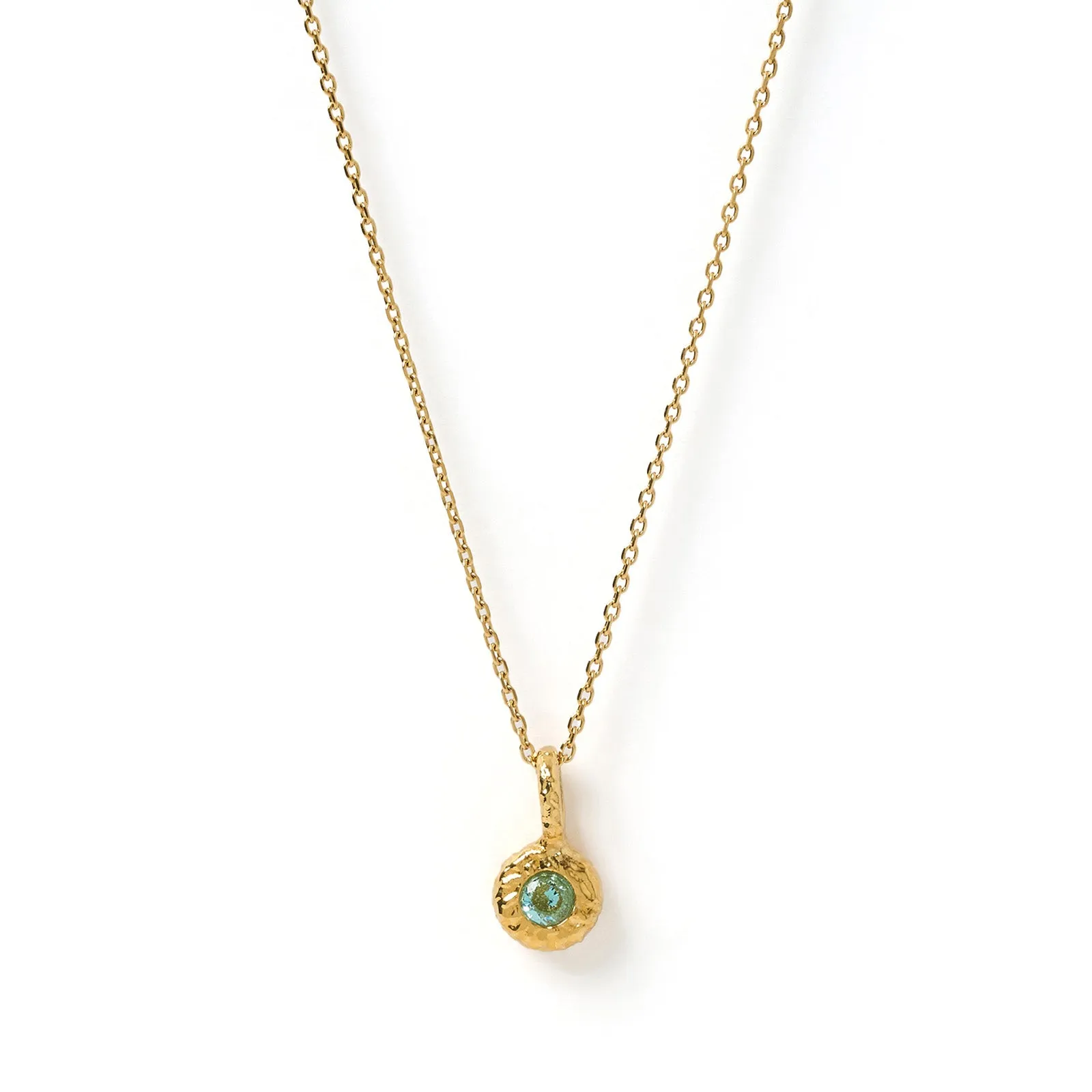 Crushed Birthstone Necklace