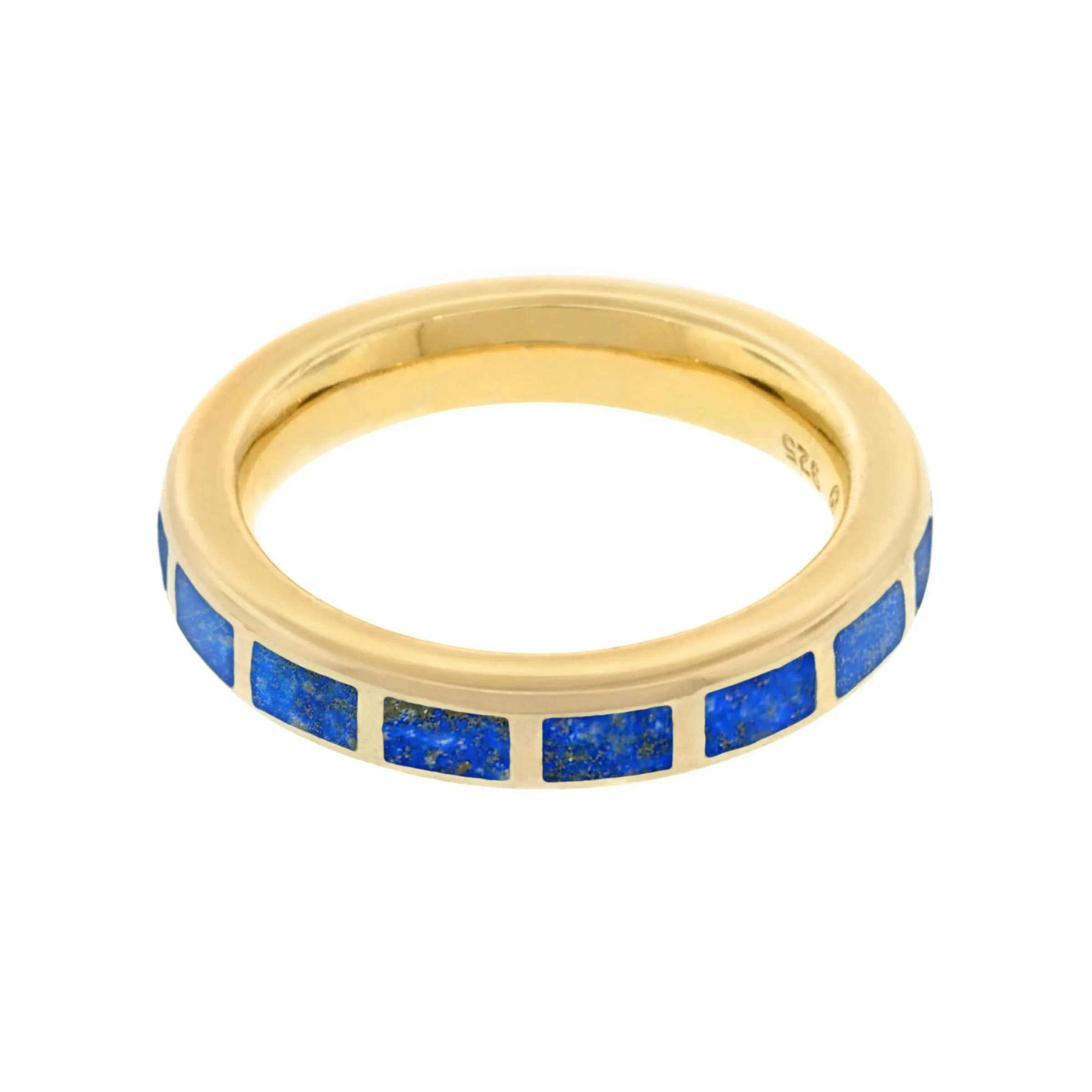 Dash Rectangle Gold Vermeil Sterling Stackable Ring