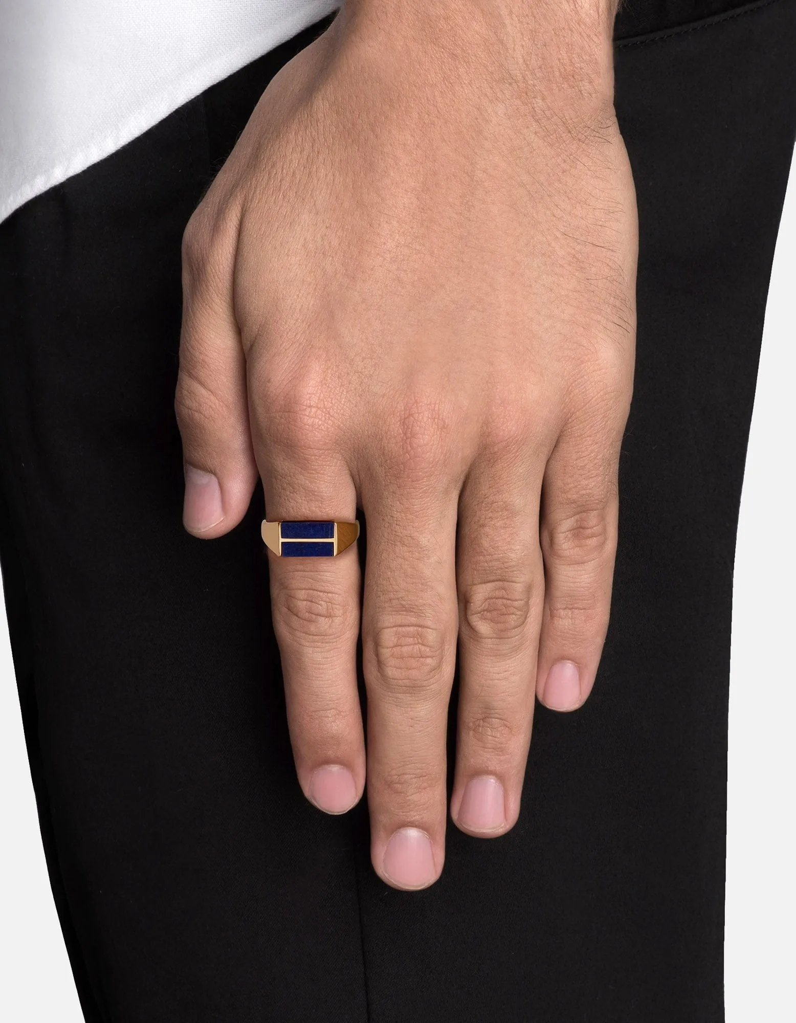 Duo Lapis Ring, Gold Vermeil