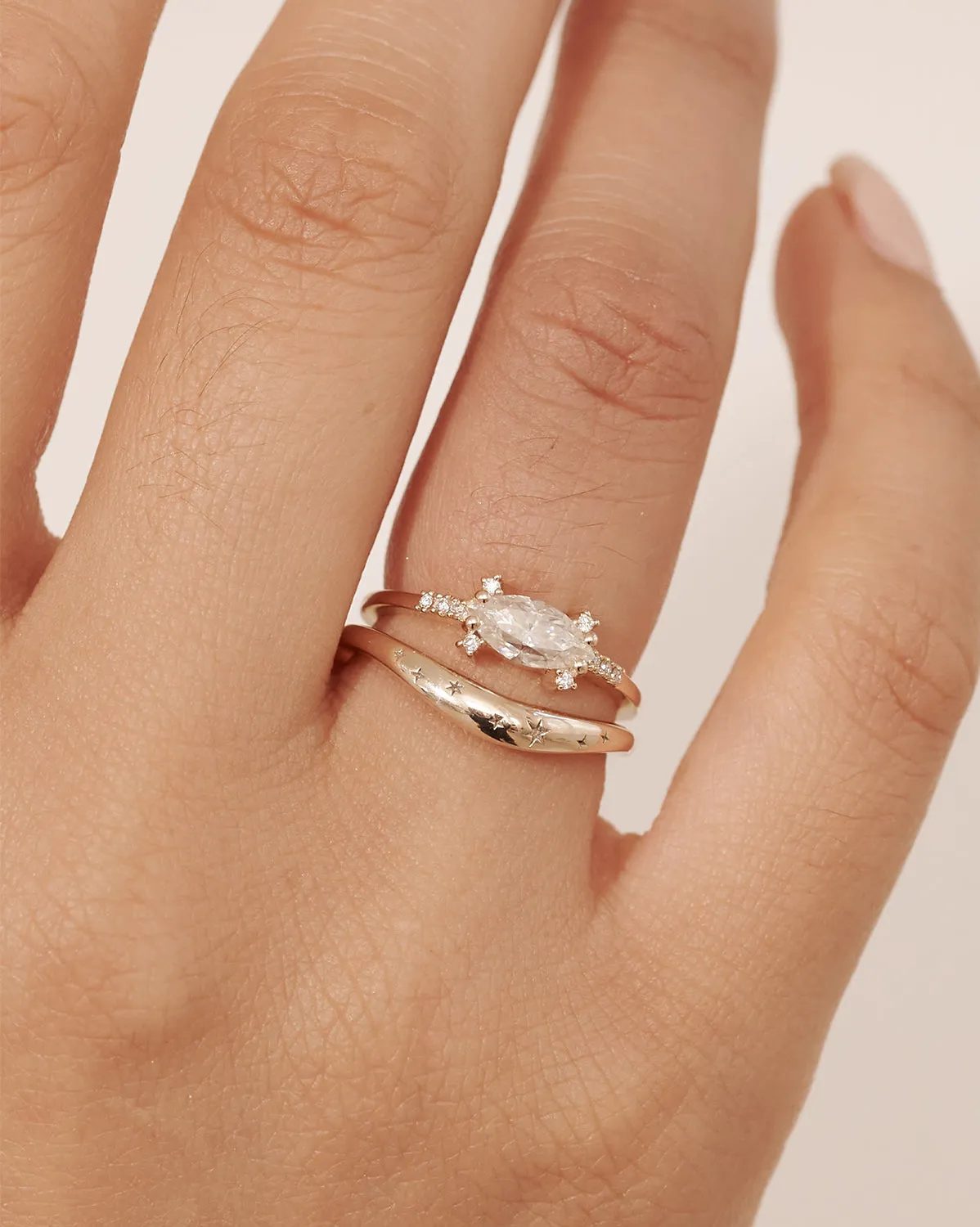 Evangeline Curved Ring