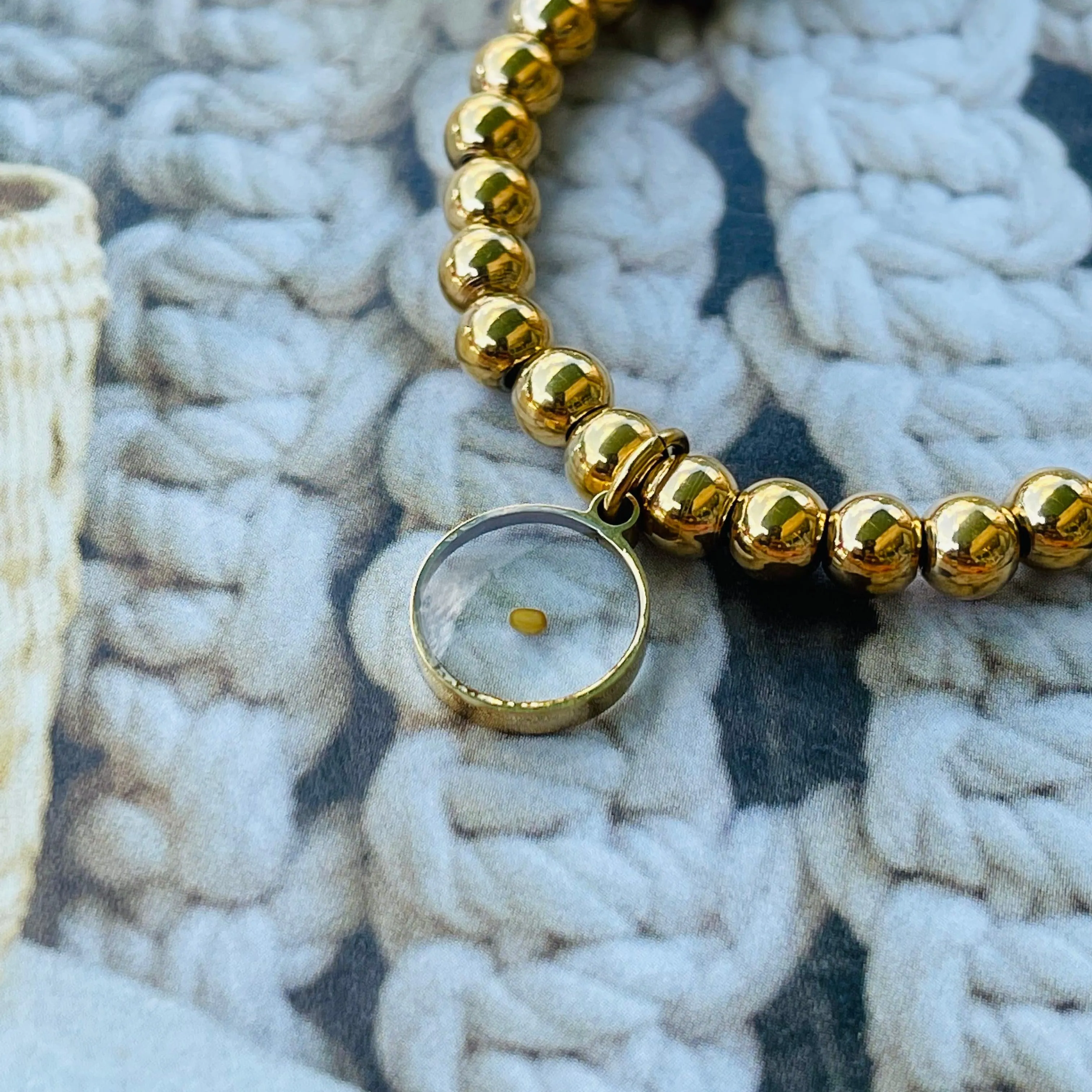 Faith Mustard Seed Stretch Bracelet