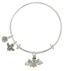 Flying Bat Charm Bangle Bracelet