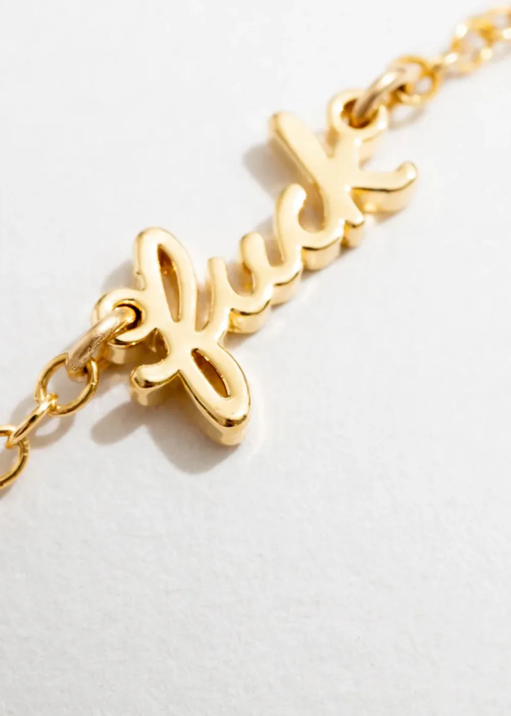 Fuck Script Bracelet