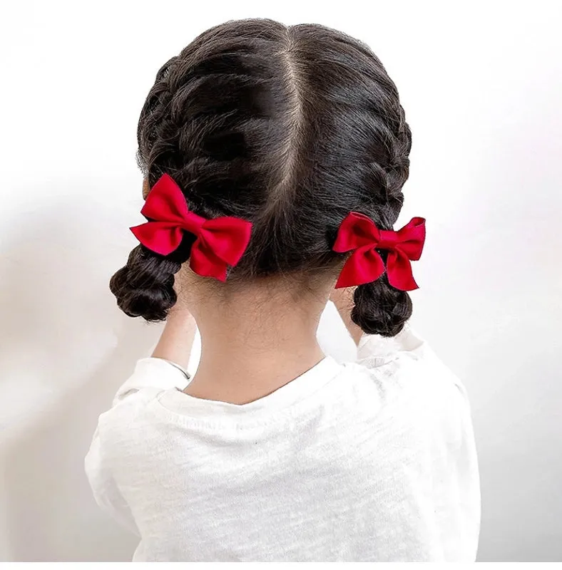 Girls' Bow Hairpin Hairpin Black Cute Broken Hairpin Children's Clip Simple Hair Accessories Hair Accessories