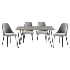 Grey Keene Dining Collection 7 Piece Set