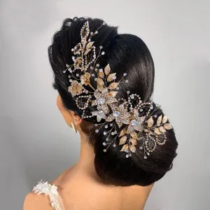 Handmade Rhinestone Bridal Headband for Women