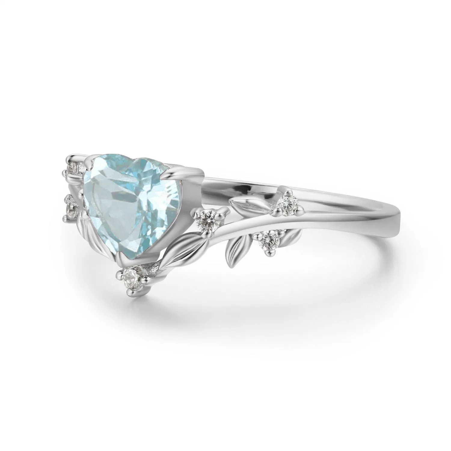 Heart’s Desire Aquamarine Ring©