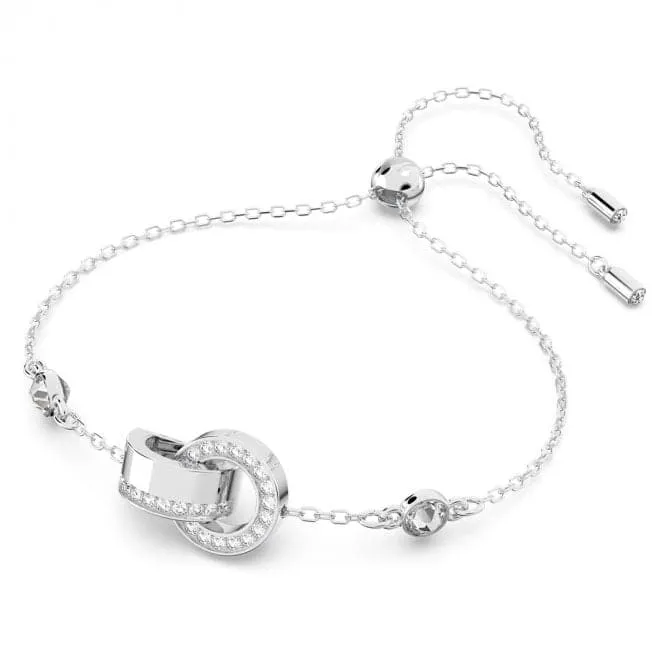 Hollow White Rhodium Plated Bracelet 5636499