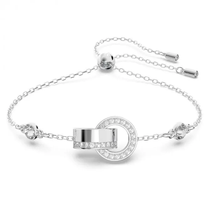 Hollow White Rhodium Plated Bracelet 5636499