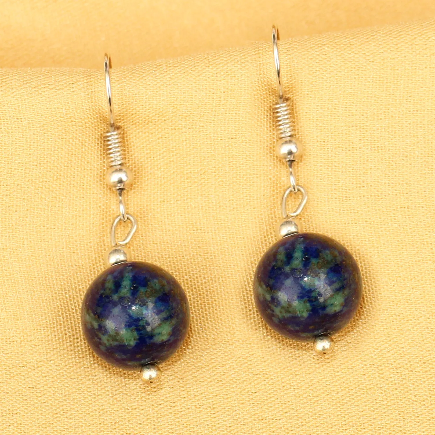 Imeora Lapis 12mm Natural Stone Earrings