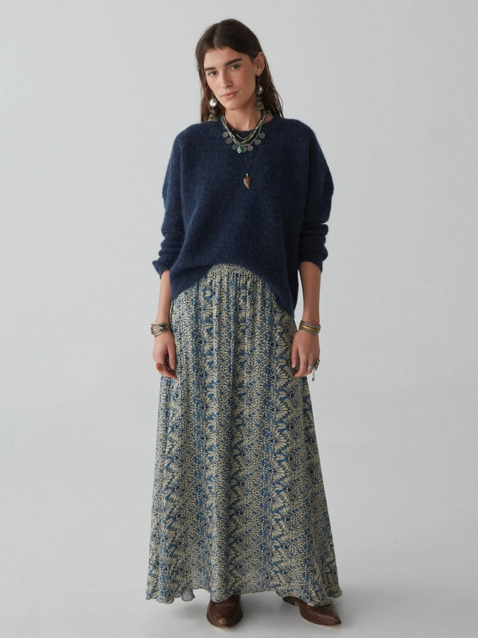 Ines Skirt - Lapis Lazuli