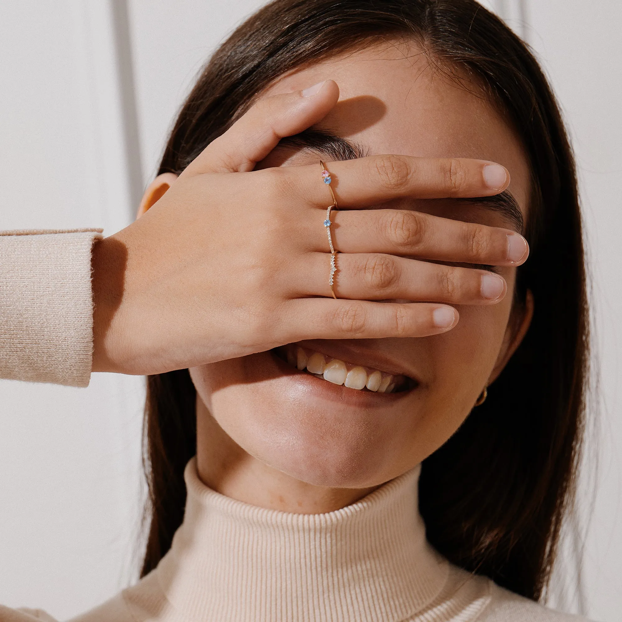 JASMINE | Aquamarine and Diamond Ring