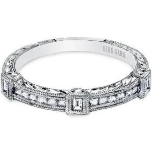 Kirk Kara "Carmella" Bezel Set Diamond Wedding Band