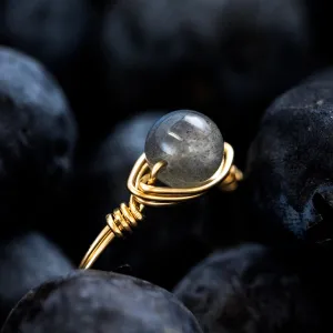 Labradorite Simple Ring