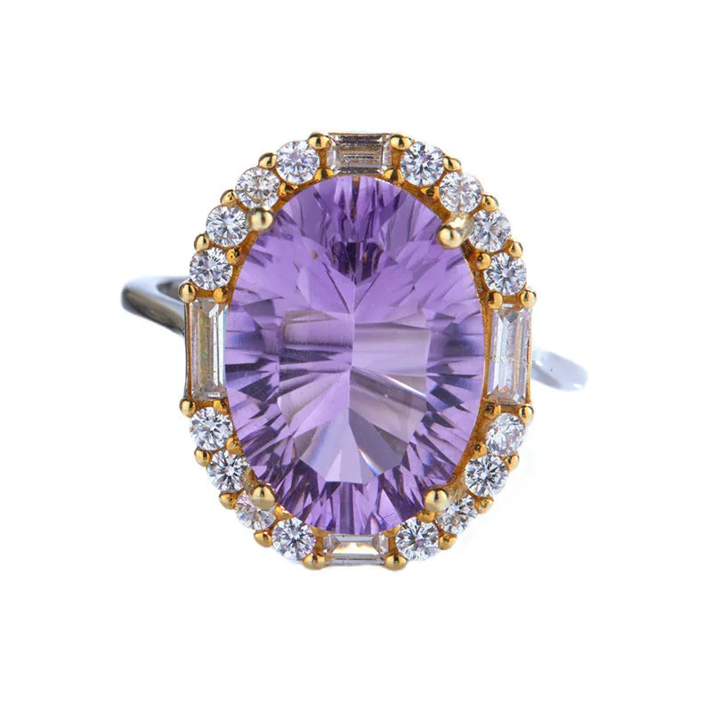 Ladies Natural Amethyst Ring!STUNNING!!!