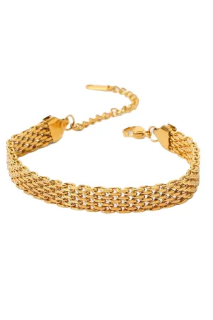 LAUREN BRACELET 18K Gold Plated Stainless