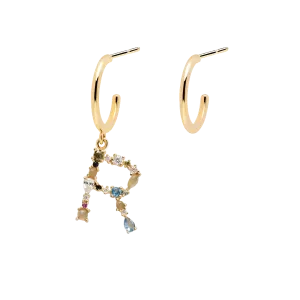 Letter R Earrings