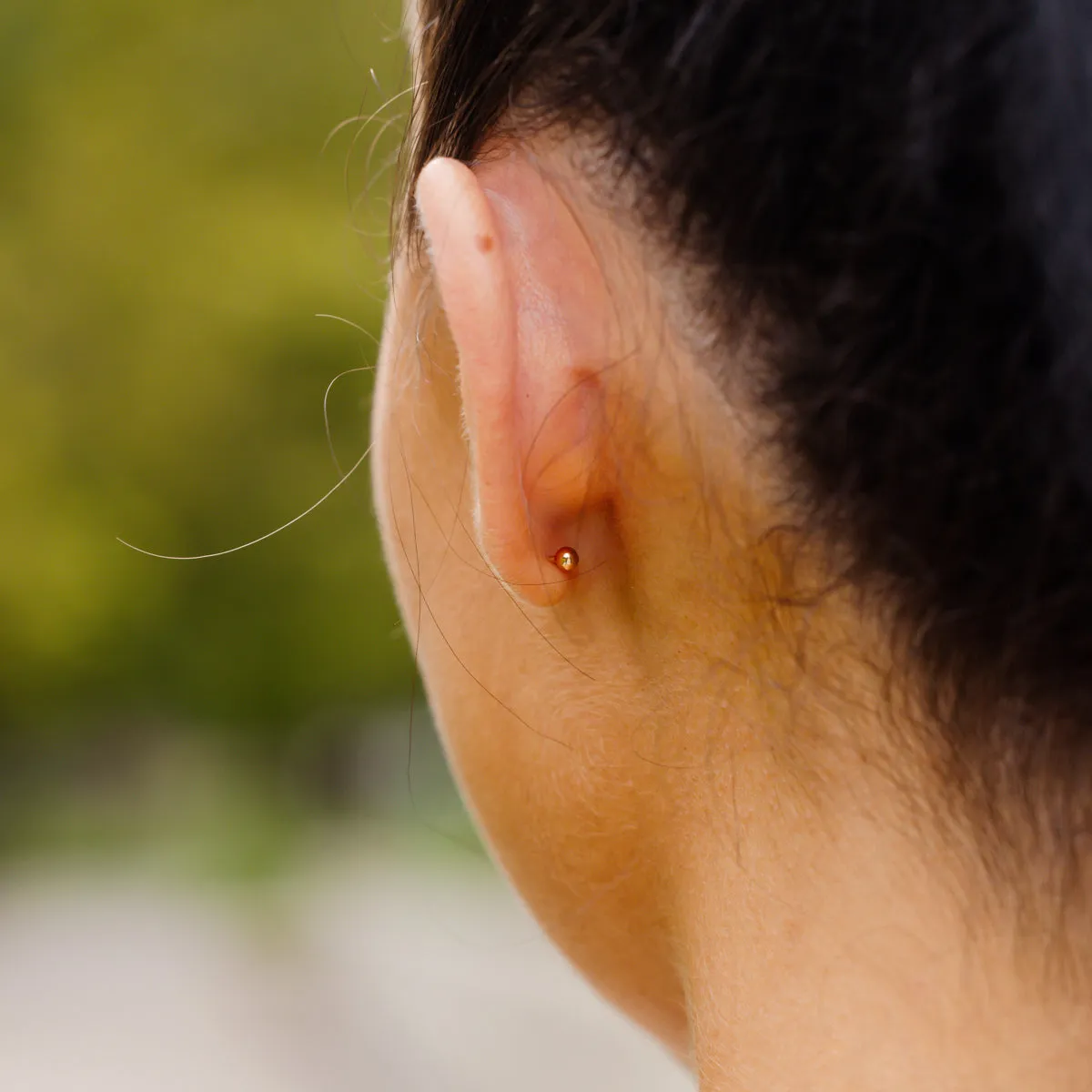 March Birthstone Stud Earrings