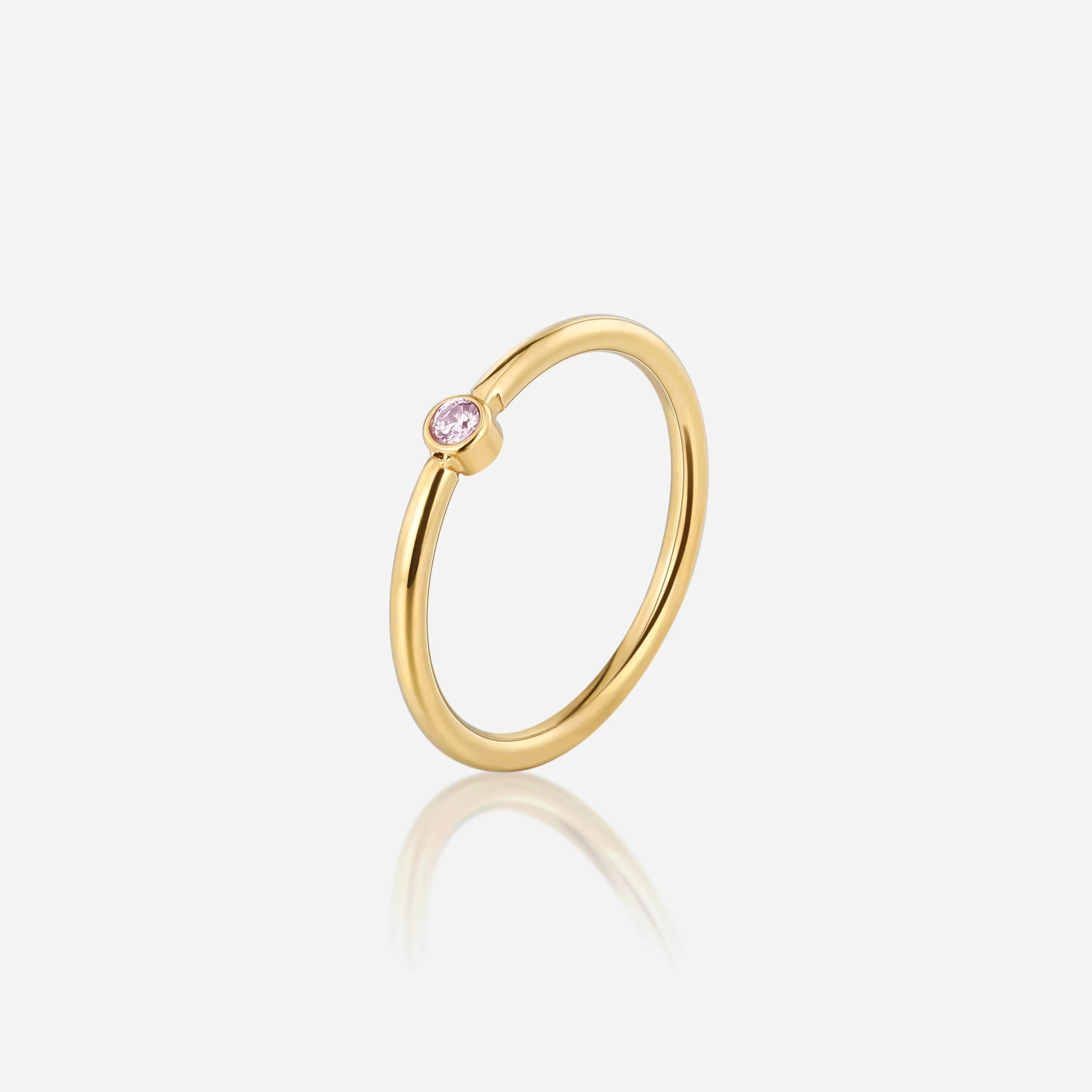 Mini Stacking Birthstone Ring