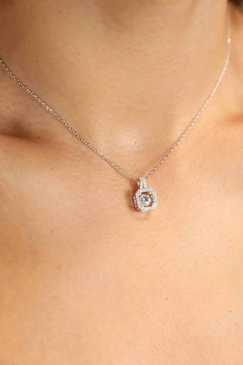 Moissanite 925 Sterling Silver Necklace