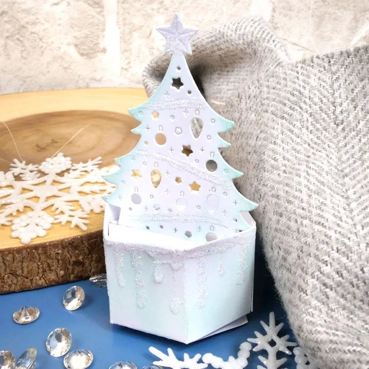 Moonstone Dies - Pop-Up Christmas Tree Card